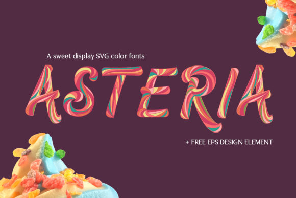 Asteria: The Color Font That Brings Joy to Every Design
