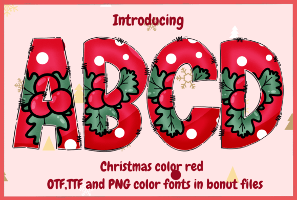 Christmas Color Red: A Handwritten Font for Festive Projects