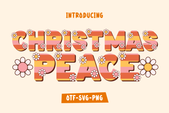 Christmas Peace: A Retro Font with Bold Holiday Spirit