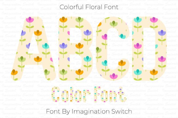 Colorful Floral: A Font That Brings Life to Your Creative Projects