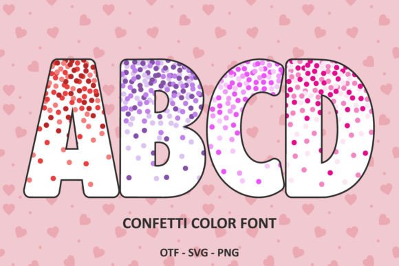 Confetti Color: A Typeface That Throws Its Own Party