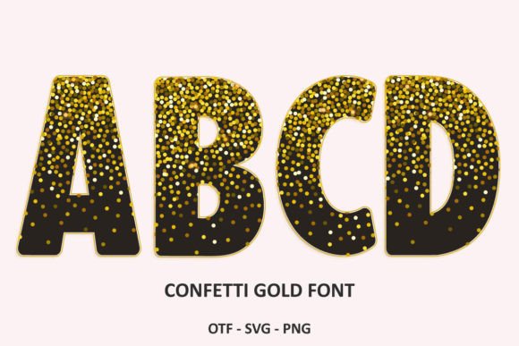 Confetti Gold: A Typeface That Sparkles With Celebration