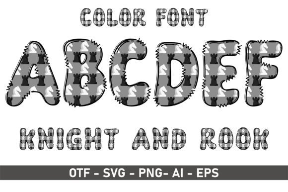 Exploring the Playful Charm of Knight and Rook Font