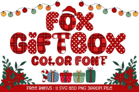 Fox Giftbox: A Festive Font for Unforgettable Designs