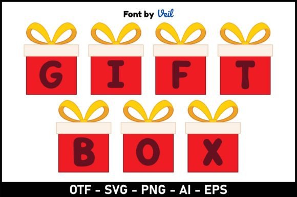 Giftbox: A Playful Typeface for Creative Branding