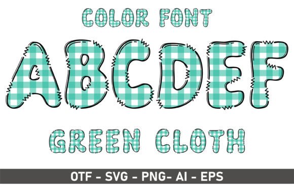 Green Cloth: A Playful Typeface for Creative Projects