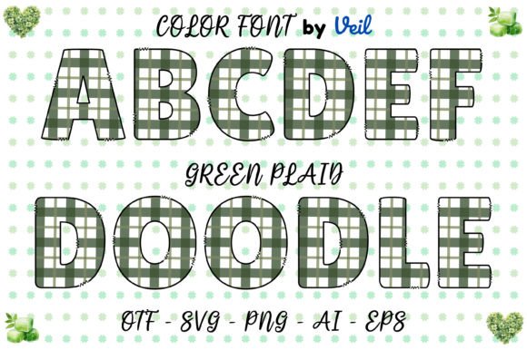 Green Plaid: A Typeface for Playful, Artistic Branding
