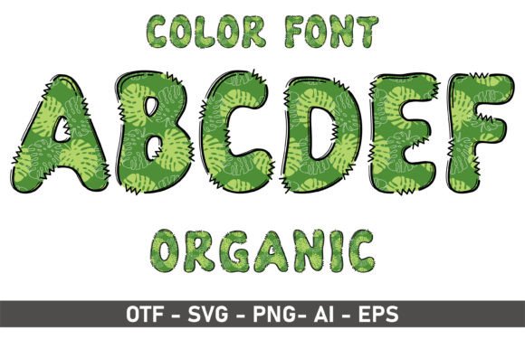 Organic Font: The Playful Typeface for Creative Brands