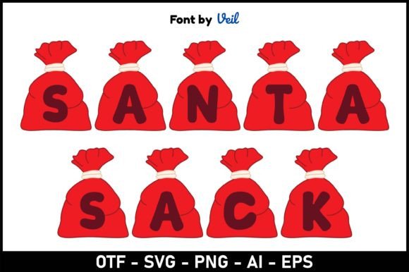 Santa Sack: The Playful Typeface for Festive & Creative Projects