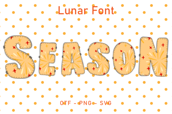 Season: A Lunar Font for Modern Creative Projects