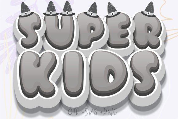 Super Kids: A Typeface That Brings Playful Energy to Any Project