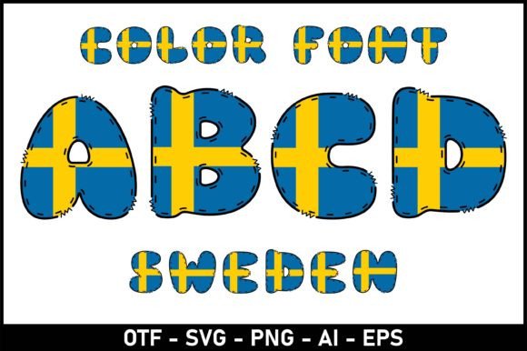 Sweden: Crafting Playful Designs with a Modern Font